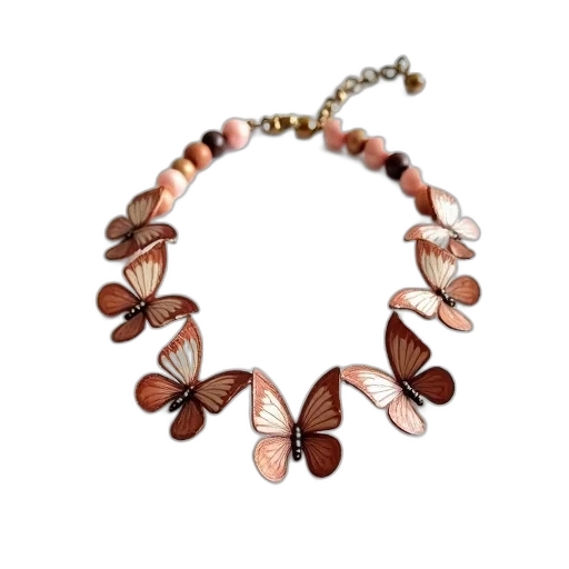 jewelry, earth tones, butterfly, design transparent PNG cut-out