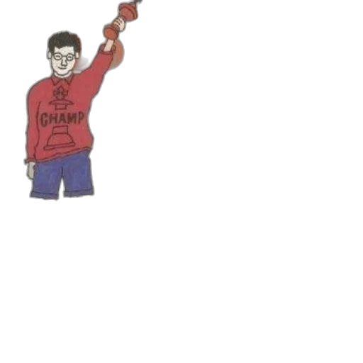 staff, weapon, jacket, sword, cartoon, concept art, pixel art, comic book art transparent PNG cut-out