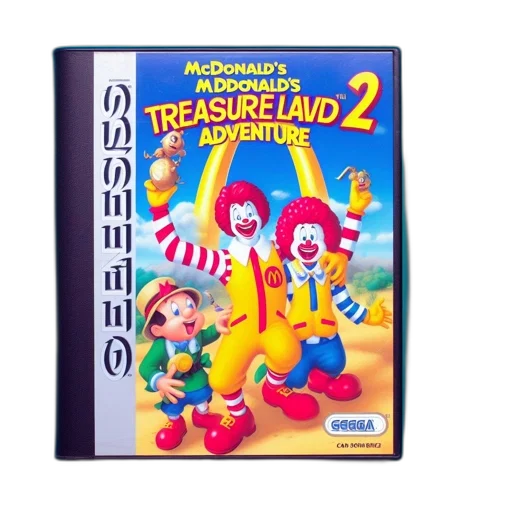 3d render, video, game, cartridge, sega, genesis, featuring, ronald transparent PNG cut-out
