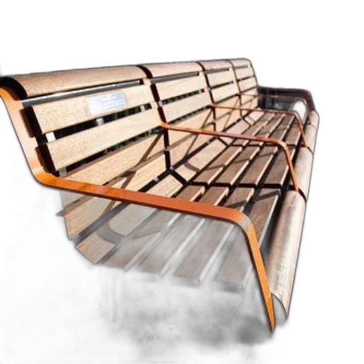 furniture, umbrella, crown, 3d render, photorealistic, concept art, modern, wooden transparent PNG cut-out