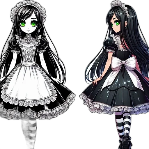 concept art, pixel art, anime, fantasy art, monochrome, dark, green, pastel transparent PNG cut-out