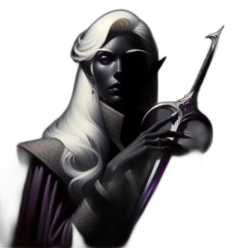 staff, weapon, sword, jewelry, concept art, fantasy art, comic book art, 3d render transparent PNG cut-out