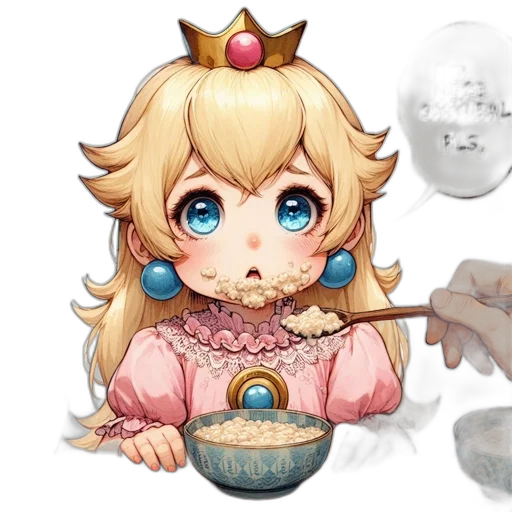 crown, jewelry, food, staff, concept art, 3d render, anime, fantasy art transparent PNG cut-out