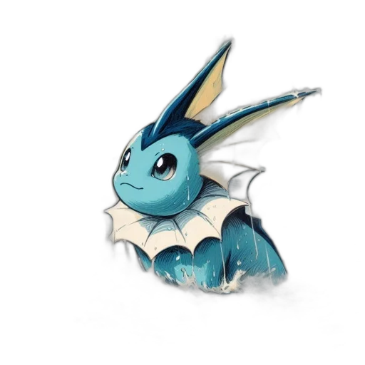 dragon, creature, animal, staff, fantasy art, concept art, 3d render, pixel art transparent PNG cut-out