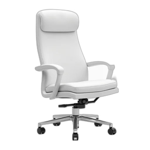 furniture, staff, 3d render, photorealistic, sleek, modern, white, office transparent PNG cut-out