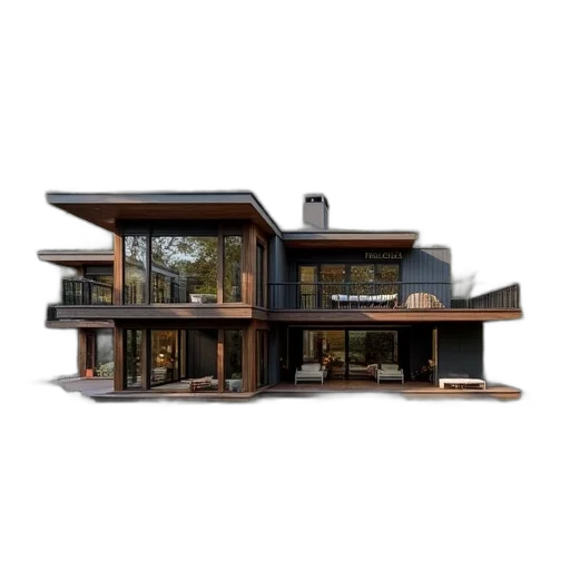 building, 3d render, photorealistic, concept art, earth tones, dark, price, homes transparent PNG cut-out