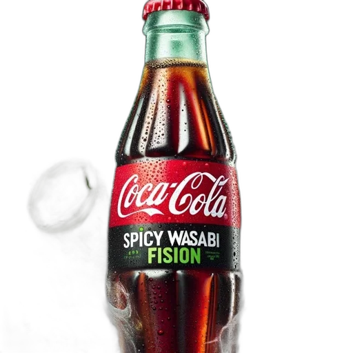 bottle, weapon, food, crown, 3d render, photorealistic, promotes, spicy transparent PNG cut-out