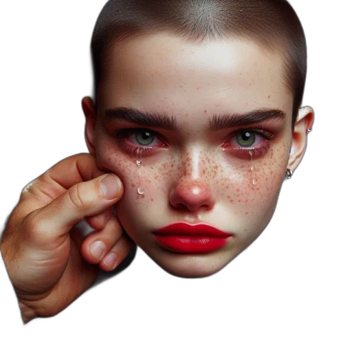 face, mask, jewelry, creature, photorealistic, concept art, 3d render, oil painting transparent PNG cut-out