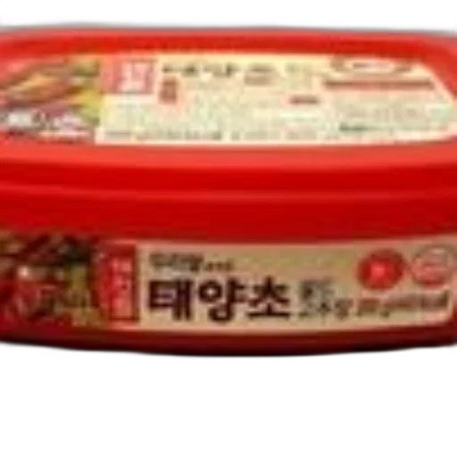 food, red, container, korean, text, picture, label transparent PNG cut-out