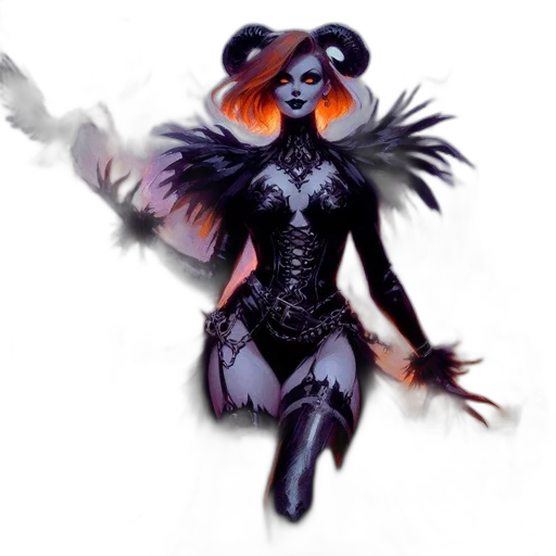 staff, mask, jewelry, creature, concept art, fantasy art, comic book art, 3d render transparent PNG cut-out