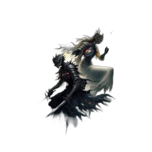dragon, weapon, hair, mask, concept art, fantasy art, 3d render, pixel art transparent PNG cut-out