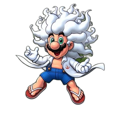hair, staff, creature, flower, concept art, pixel art, 3d render, cartoon transparent PNG cut-out