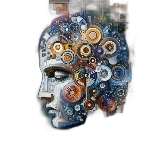 robot, face, mask, concept art, photorealistic, 3d render, pixel art, abstract transparent PNG cut-out