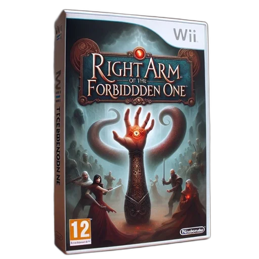 cover, art, right, arm, forbidden, one, wii, game transparent PNG cut-out