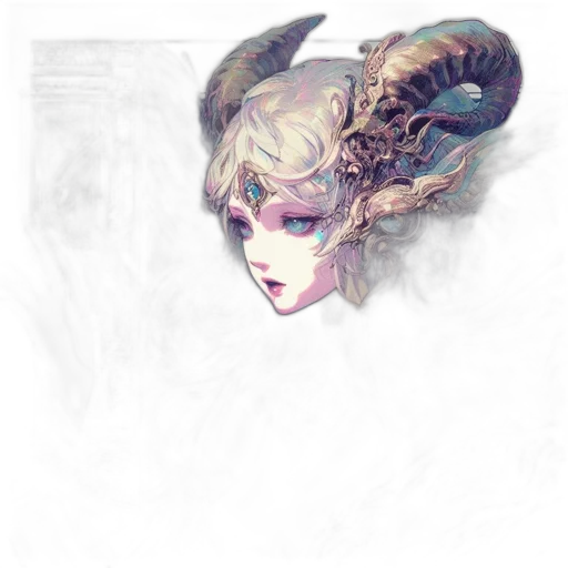 mask, face, dragon, crown, fantasy art, concept art, watercolor, pixel art transparent PNG cut-out