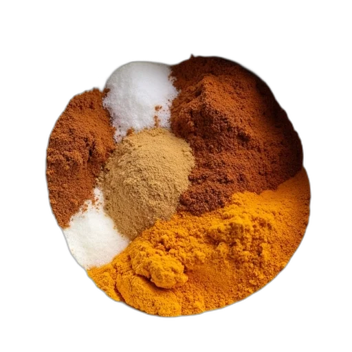 food, mask, face, golden, earth tones, colorful, ingredients, pumpkin transparent PNG cut-out