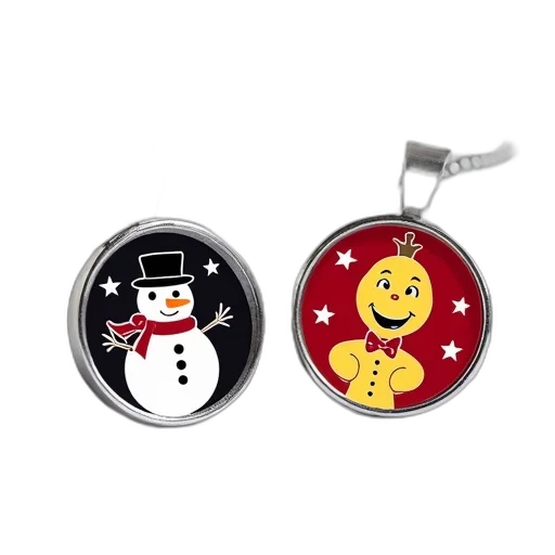 jewelry, two, silver, pendants, different, designs, displayed, white transparent PNG cut-out