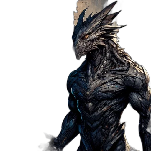 creature, dragon, animal, mask, concept art, fantasy art, comic book art, 3d render transparent PNG cut-out
