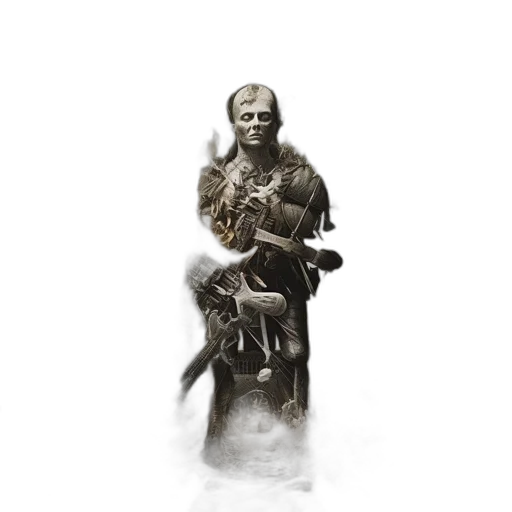 animal, staff, creature, weapon, concept art, fantasy art, photorealistic, pencil sketch transparent PNG cut-out