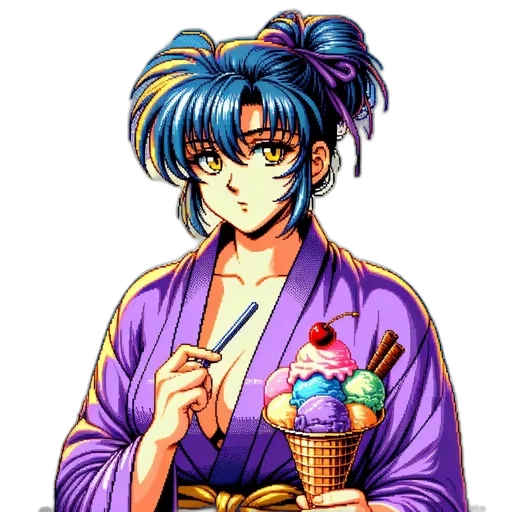 staff, weapon, vaporwave, pixel art, anime, concept art, night, blue transparent PNG cut-out