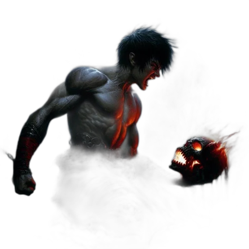 dragon, creature, mask, concept art, fantasy art, comic book art, pixel art, fire transparent PNG cut-out