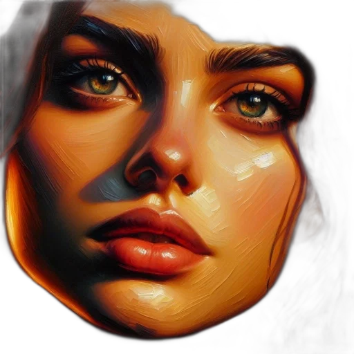 face, mask, jewelry, photorealistic, oil painting, fantasy art, watercolor, outer space transparent PNG cut-out