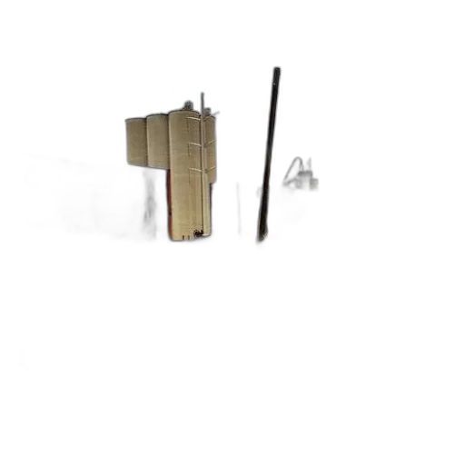 furniture, staff, sword, umbrella, 3d render, concept art, photorealistic, fog transparent PNG cut-out