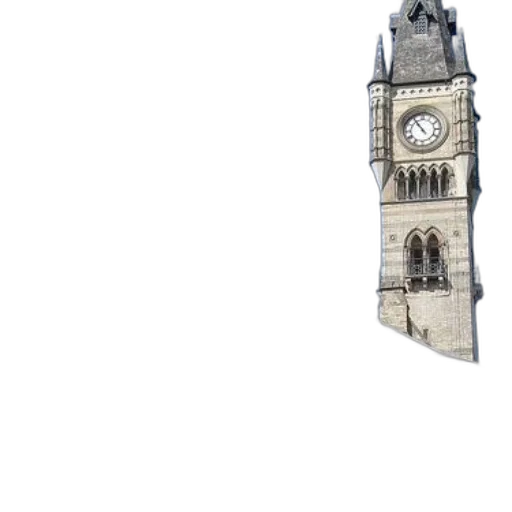 building, staff, umbrella, dress, 3d render, photorealistic, clock, tower transparent PNG cut-out