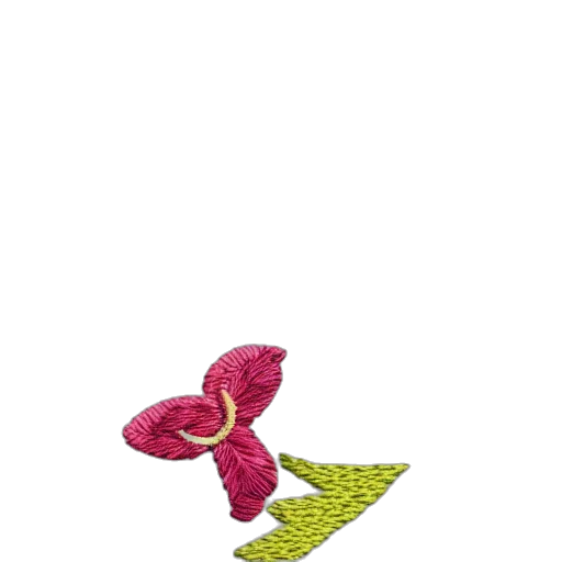 flower, hat, jewelry, staff transparent PNG cut-out