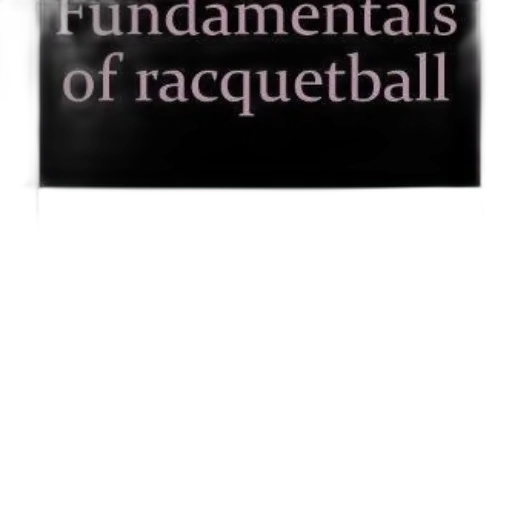 image, shows, cover, book, titled, fundamentals, racquetball, paul transparent PNG cut-out