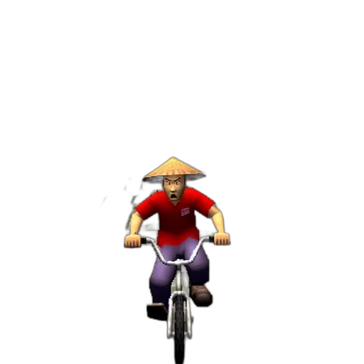 hat, animal, 3d render, concept art, pixel art, cartoon, character, rides transparent PNG cut-out