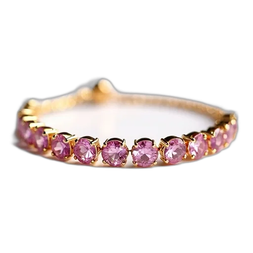 jewelry, crown, close-up, image, gold, bracelet, row, pink transparent PNG cut-out