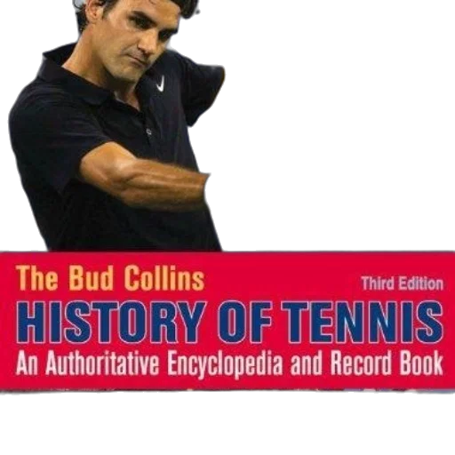bud, collins, history, tennis, authoritative, encyclopedia, record, book transparent PNG cut-out