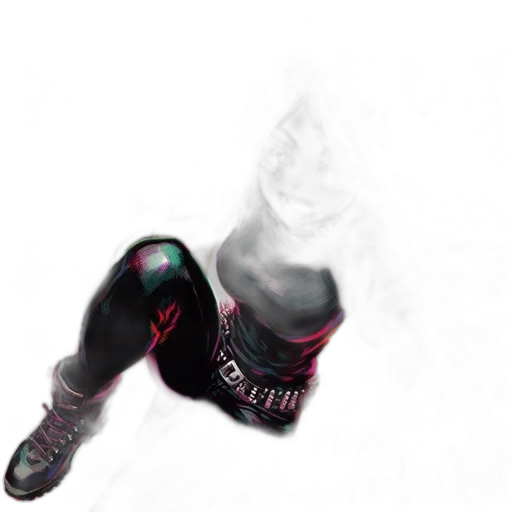 dragon, robot, shoes, weapon, 3d render, concept art, photorealistic, cyberpunk transparent PNG cut-out
