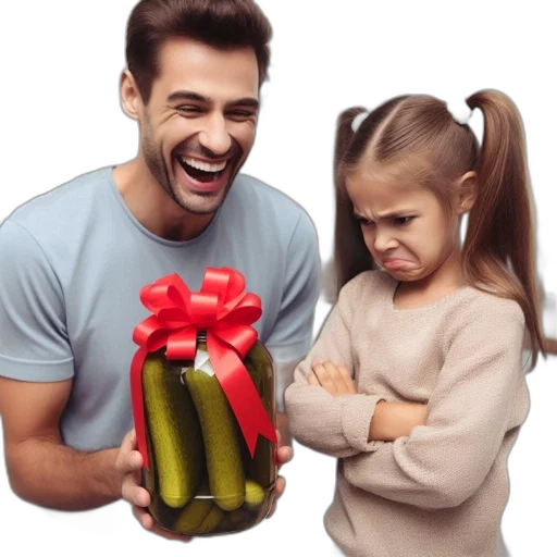 food, photorealistic, man, blue, shirt, laughing, heartily, while transparent PNG cut-out