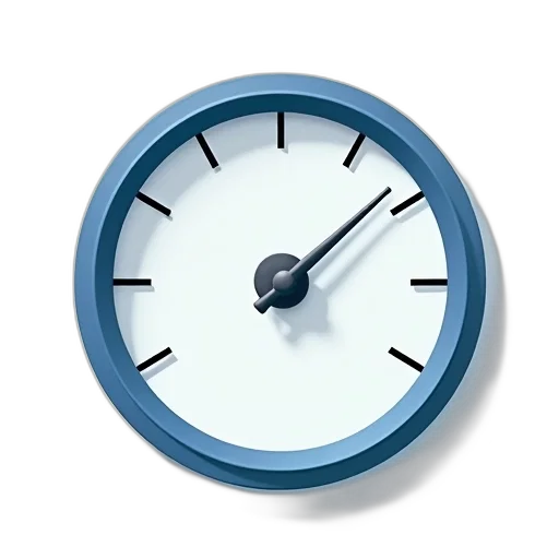 3d render, photorealistic, stylized, illustration, speedometer, large, round, white transparent PNG cut-out