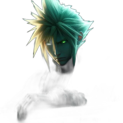 mask, creature, hair, dragon, concept art, 3d render, fantasy art, anime transparent PNG cut-out