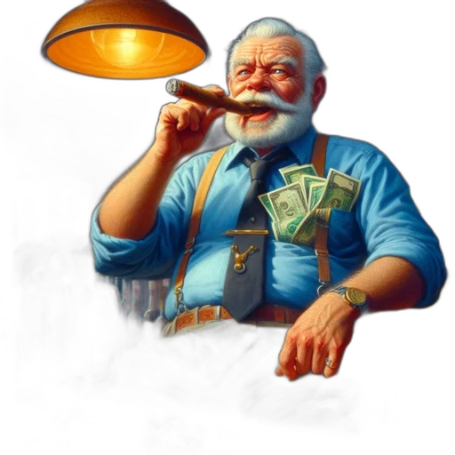 staff, concept art, fantasy art, photorealistic, comic book art, older, man, beard transparent PNG cut-out