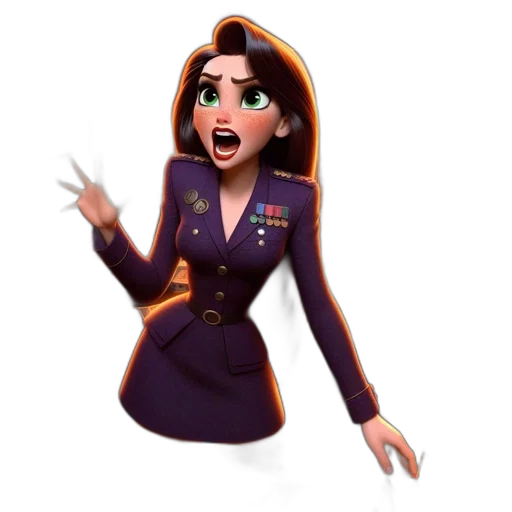 staff, cartoon, 3d render, concept art, pixel art, futuristic, command, center transparent PNG cut-out