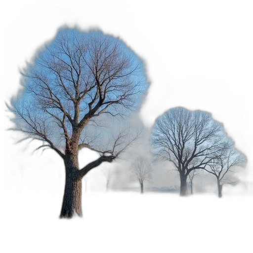 tree, crown, umbrella, hat, photorealistic, 3d render, concept art, fantasy art transparent PNG cut-out