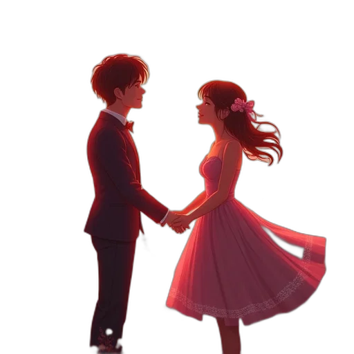 dress, concept art, pixel art, anime transparent PNG cut-out