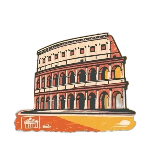 building, concept art, 3d render, pixel art, photorealistic, city street, stamp-like, design transparent PNG cut-out