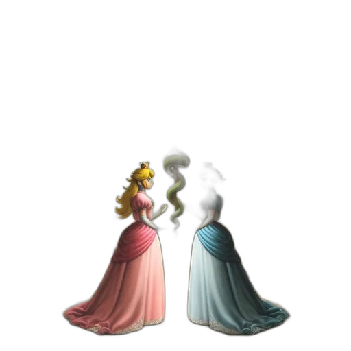 crown, dress, jewelry, staff, concept art, 3d render, pixel art, fantasy art transparent PNG cut-out