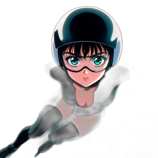 robot, weapon, mask, staff, anime, concept art, comic book art, cartoon transparent PNG cut-out
