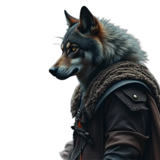 jacket, staff, animal, dragon transparent PNG cut-out
