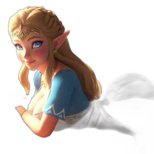 staff, face, dress, crown, fantasy art, concept art, pixel art, 3d render transparent PNG cut-out