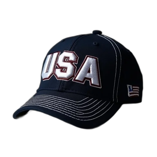 hat, 3d render, usa, baseball transparent PNG cut-out