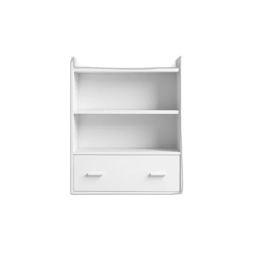 furniture, 3d render, photorealistic, monochrome, white, minimalist, shelving, unit transparent PNG cut-out