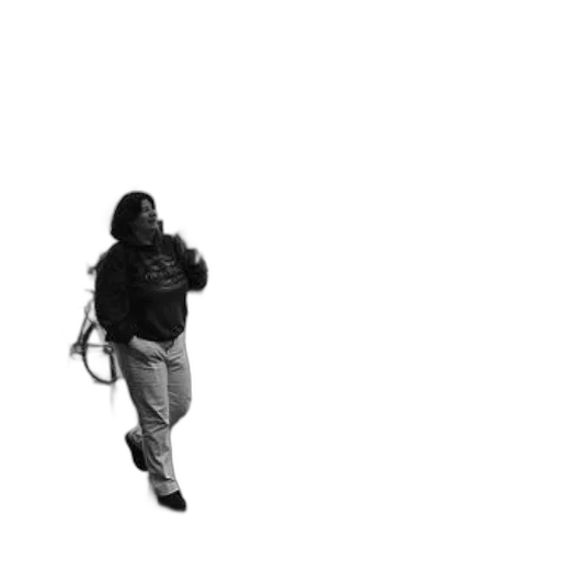 jacket, staff, shoes, creature transparent PNG cut-out