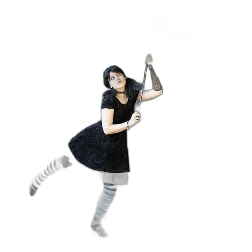 staff, dress, concept art, photorealistic, 3d render, cartoon, underwater, monochrome transparent PNG cut-out